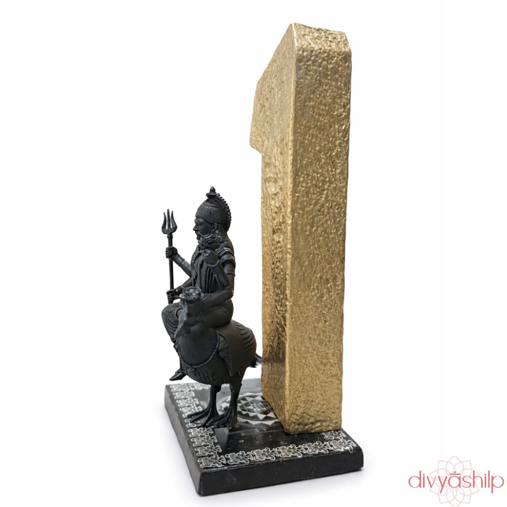 Shani Dev ji (Aluminium 6 Inch) - view 5