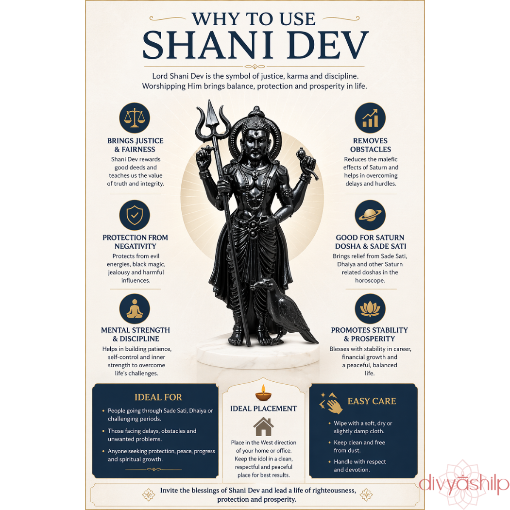 Shani Dev ji (Resin 5 Inch)