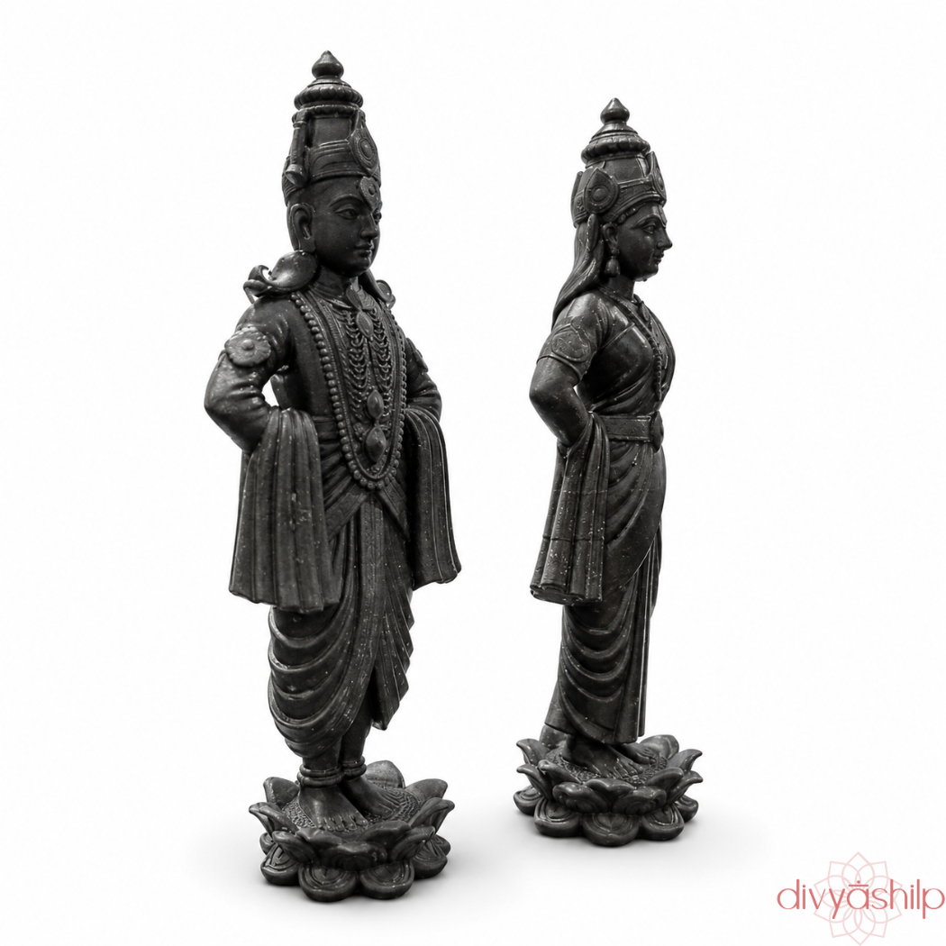 Shri Vitthal- Rukmini (Resin 1.5 Inch)