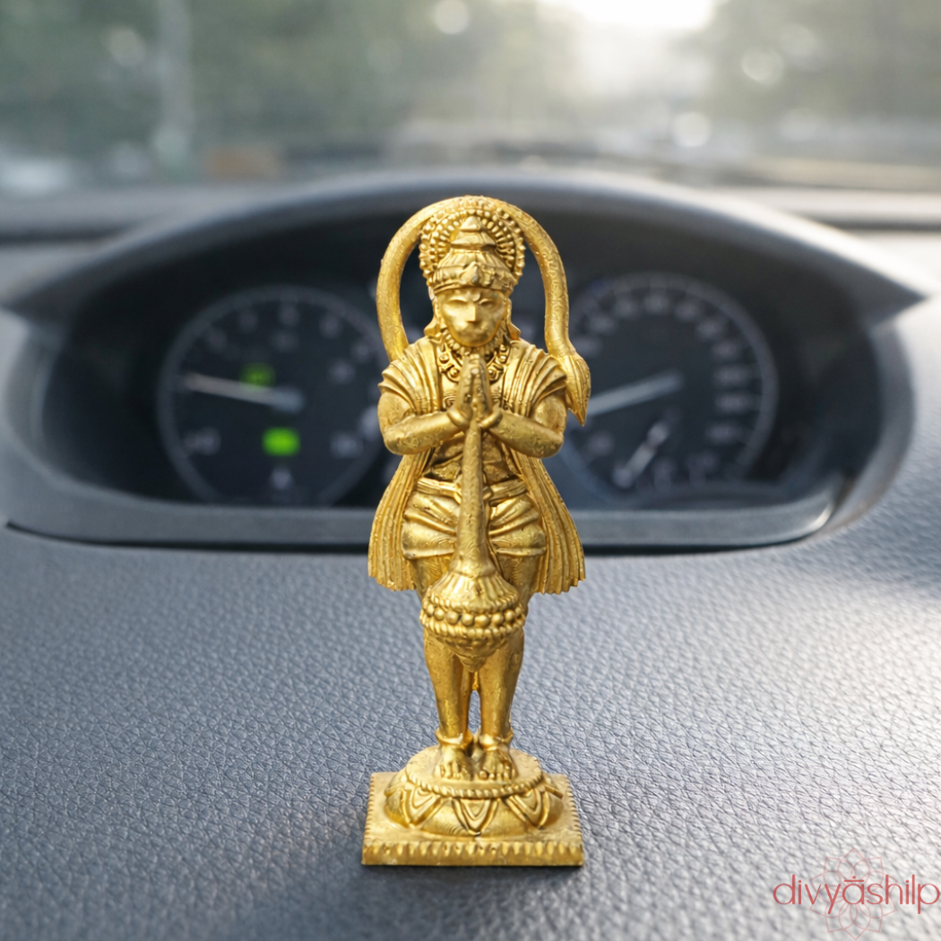 Hanuman ji (Brass 3.3 Inch) - view 6