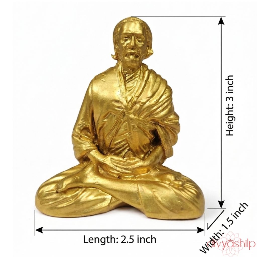 Sri Yukteswar Giri ji (Brass 2.7 Inch) - view 7
