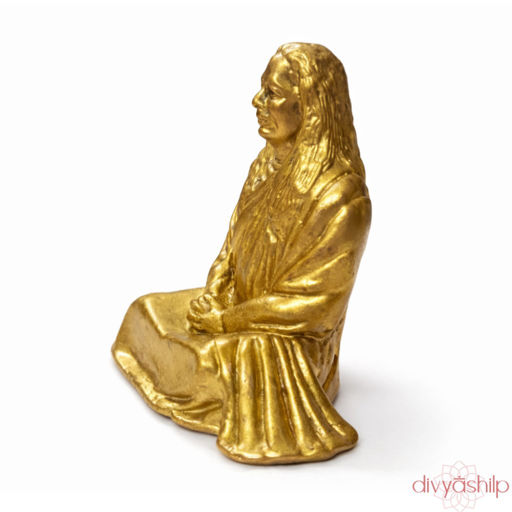 Sri Paramahansa Yogananda ji (Brass 3.2 Inch) - view 4