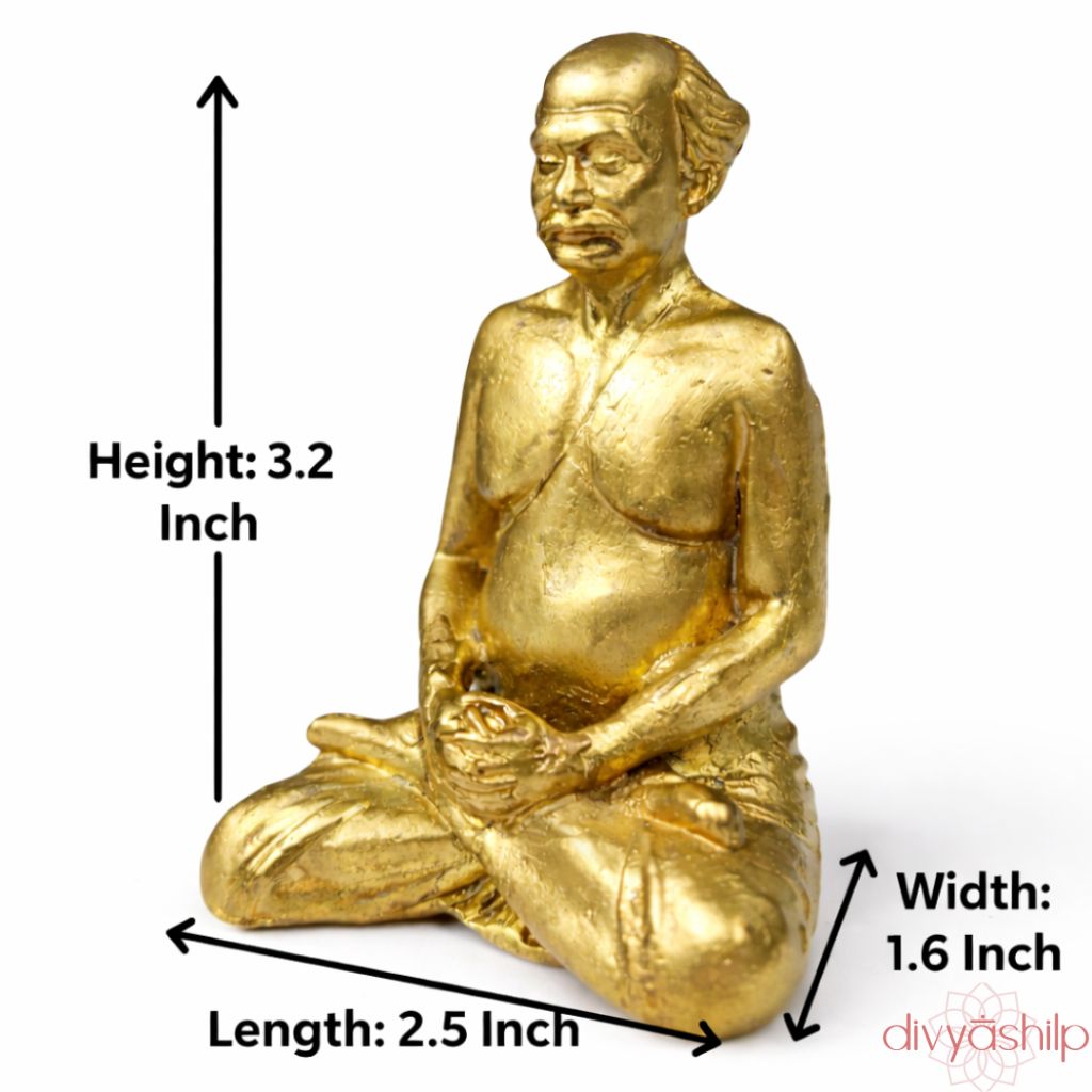 Sri Lahiri Mahasaya ji (Brass 3.2 Inch)