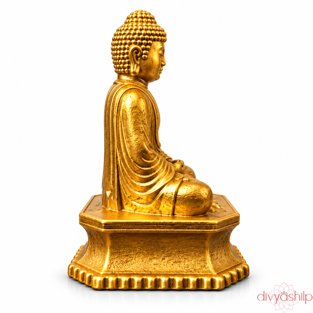 Gautam Buddha ji (Brass 3.5 Inch)