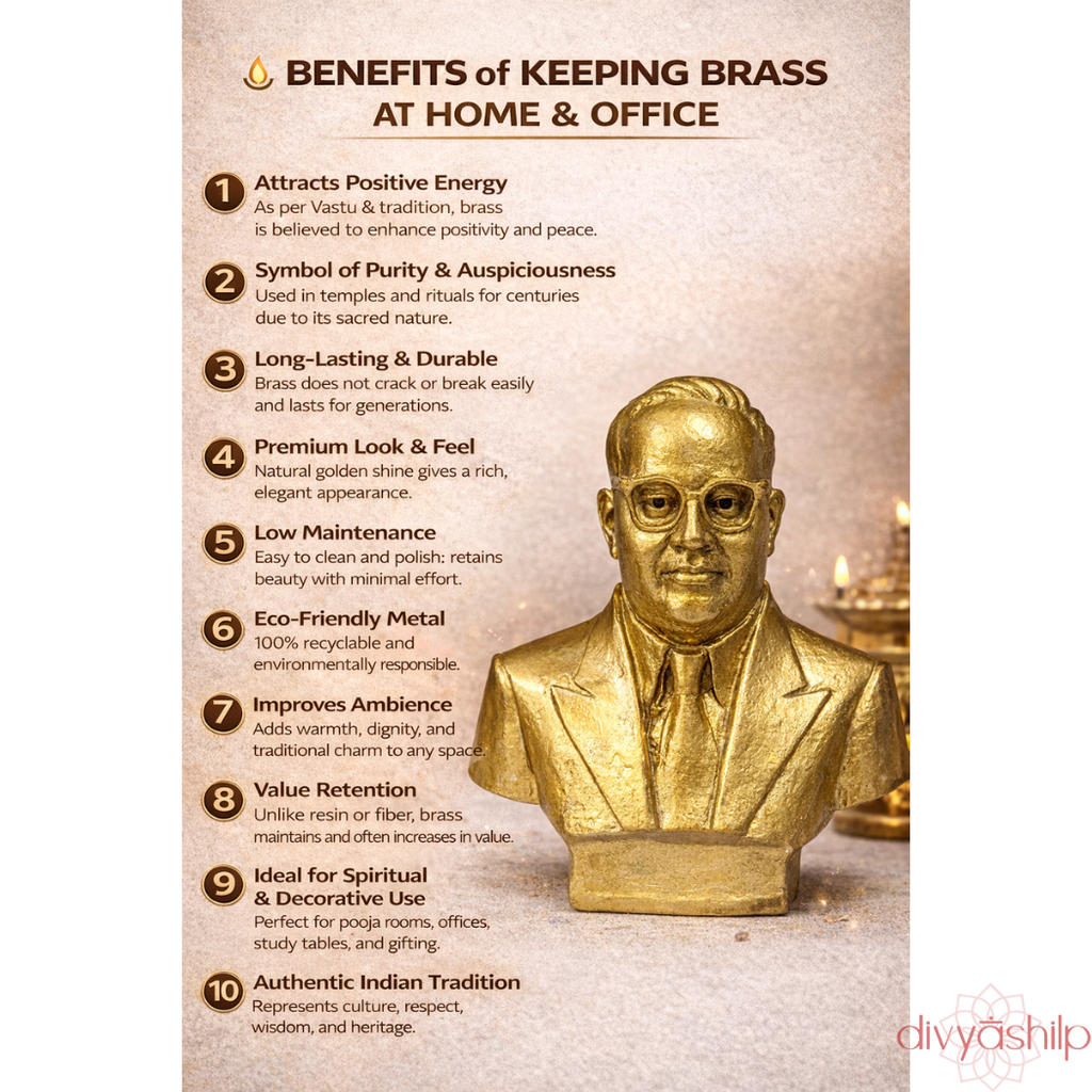 Dr. B.R. Ambedkar ji (Brass 6 Inch)