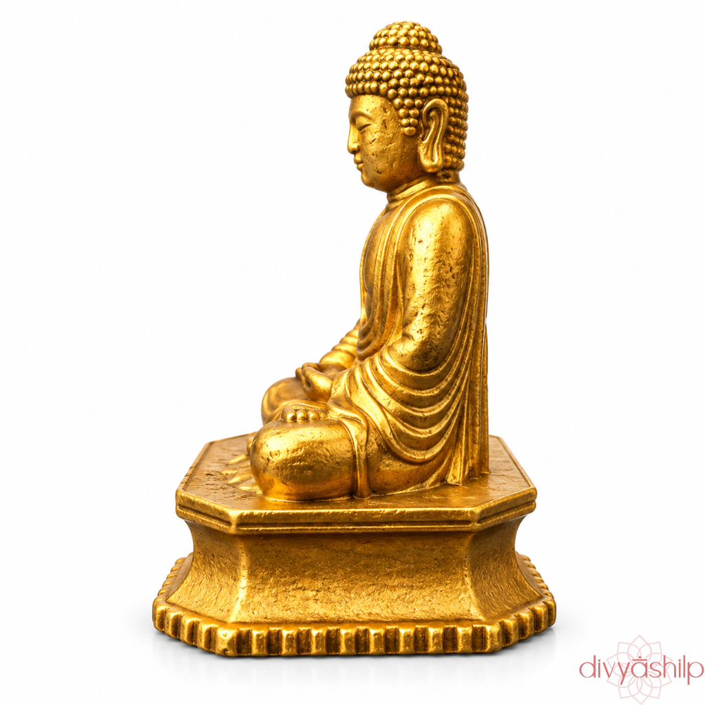 Gautam Buddha ji (Brass 3.5 Inch)