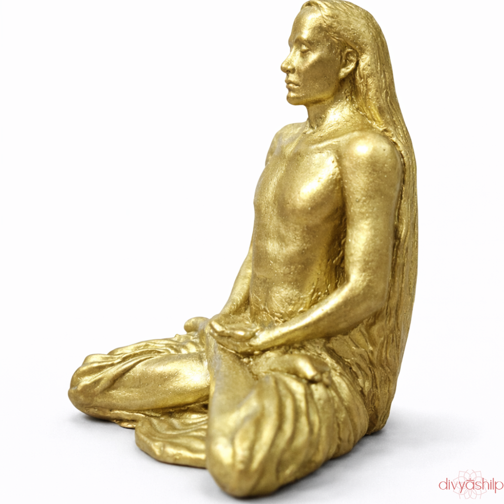 Sri Mahavatar Baba ji (Brass 3.2 Inch) - view 2