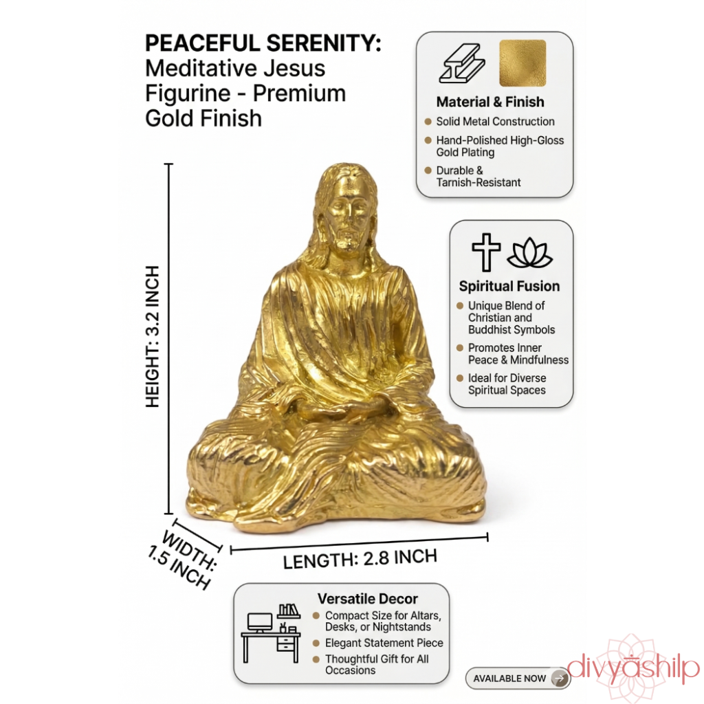 Jesus Christ (Brass 3.2 Inch) - view 7