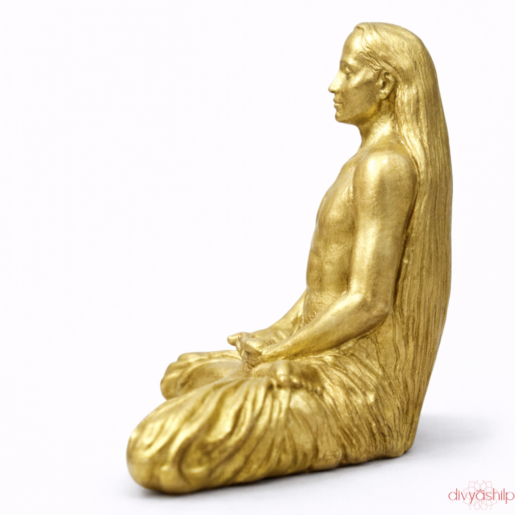 Sri Mahavatar Baba ji (Brass 3.2 Inch)