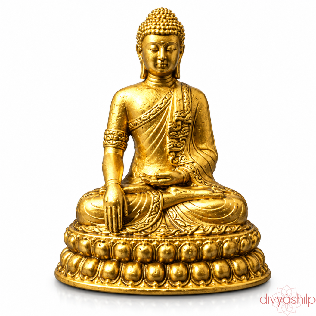 Gautam Buddha ji (Brass 3 Inch)