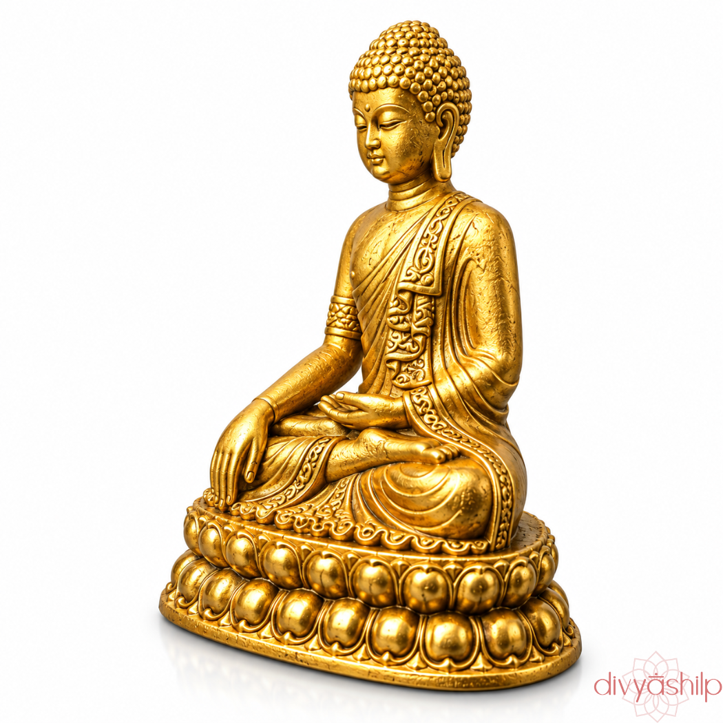 Gautam Buddha ji (Brass 3 Inch)