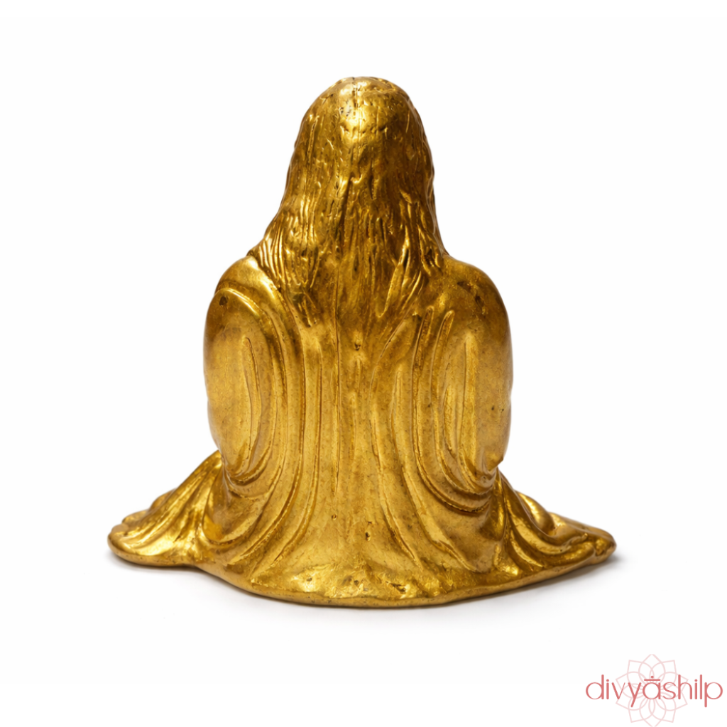 Sri Paramahansa Yogananda ji (Brass 3.2 Inch)