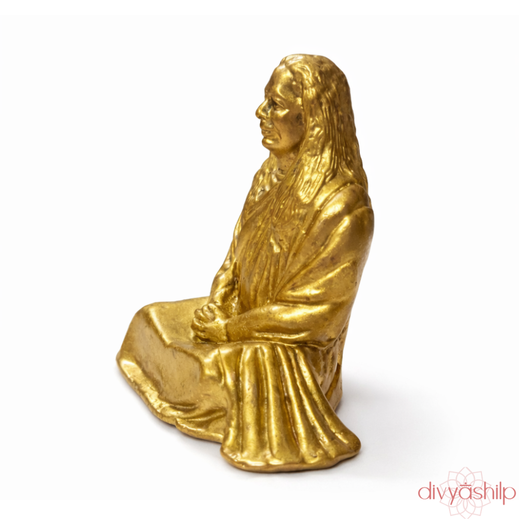 Sri Paramahansa Yogananda ji (Brass 3.2 Inch)
