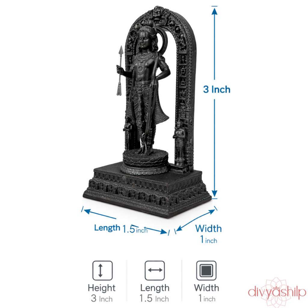 Shree Ram Lalla ji (Resin 3 Inch)