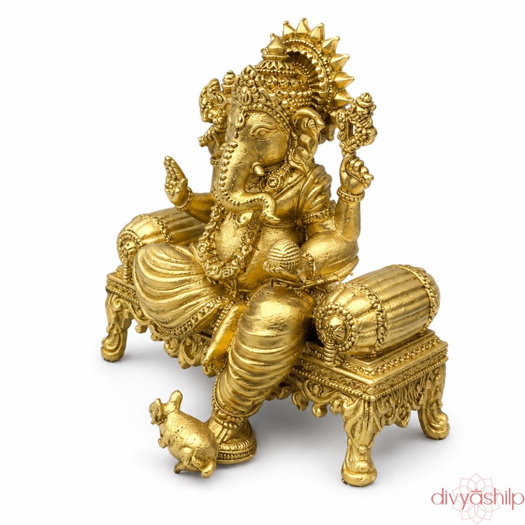 Ganesh ji and Lakshmi ji (Resin 2 Inch)