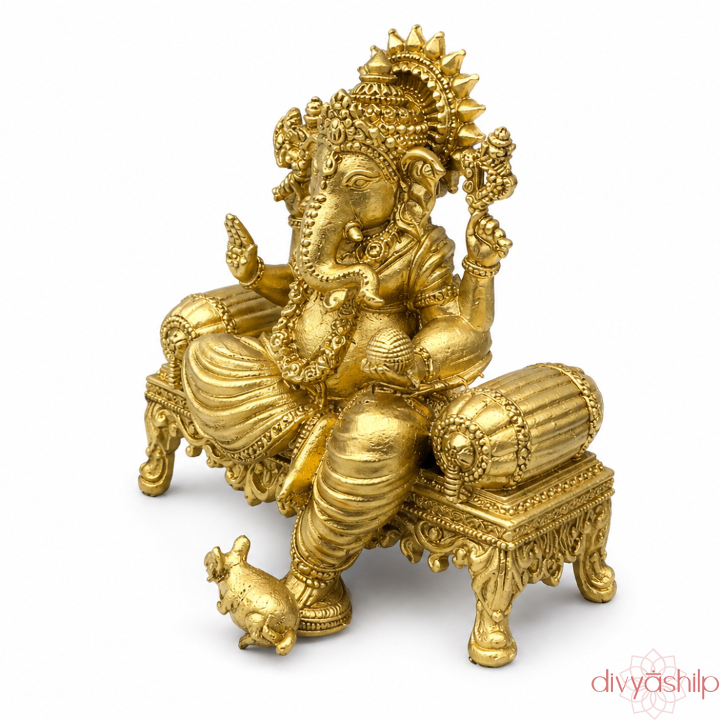 Ganesh ji and Lakshmi ji (Resin 2 Inch)
