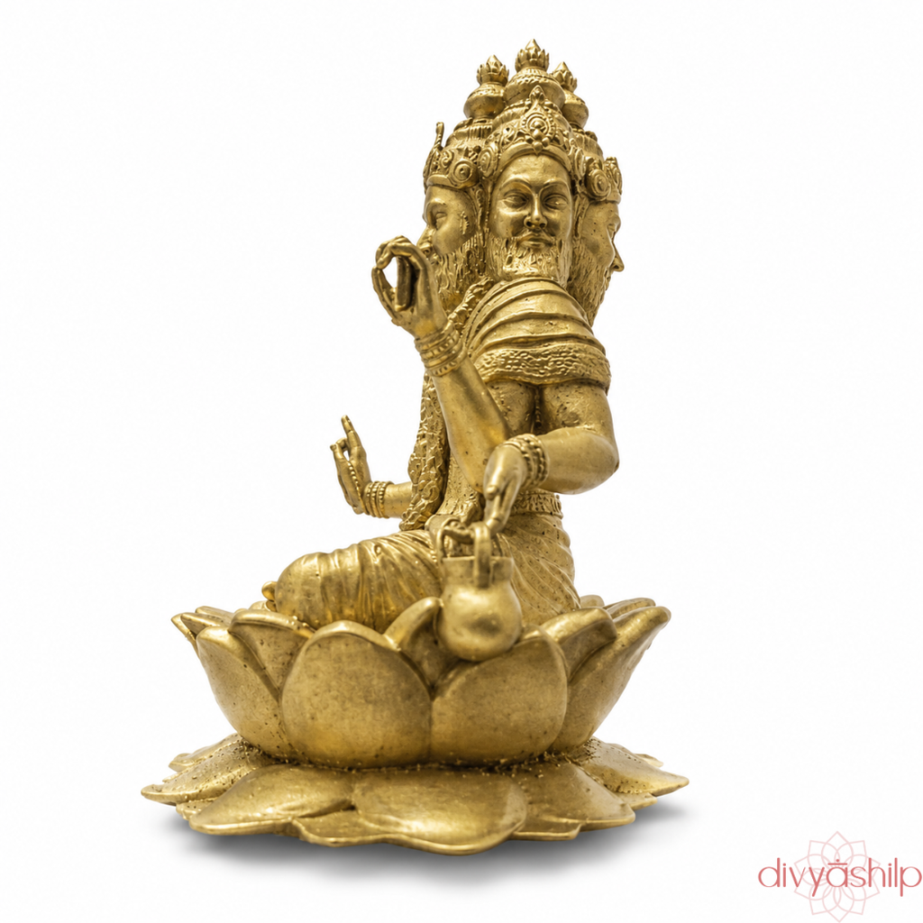 Bramha ji (Resin 3.3 Inch)