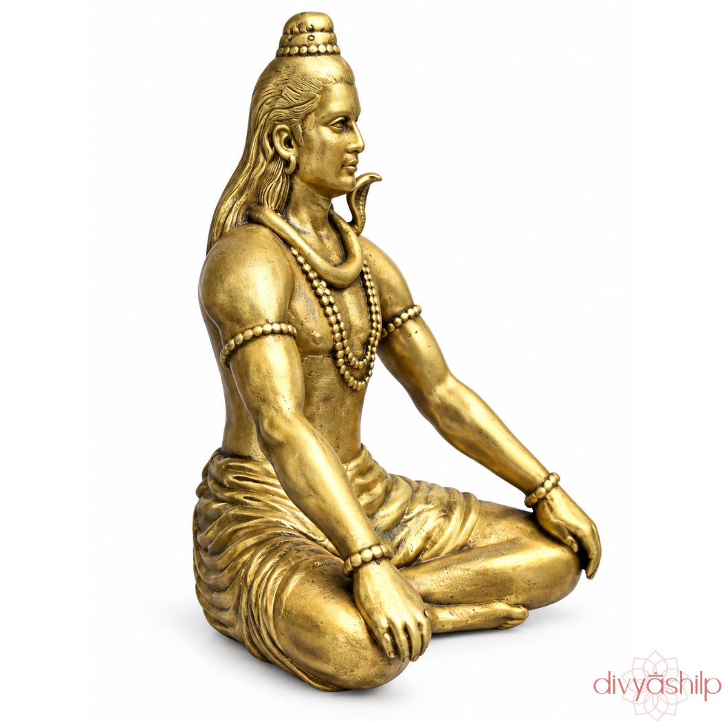 Shiv ji (Brass 3.1 Inch)