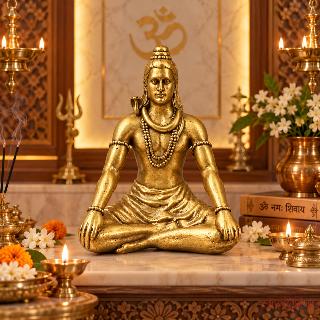 Shiv ji (Brass 3.1 Inch)