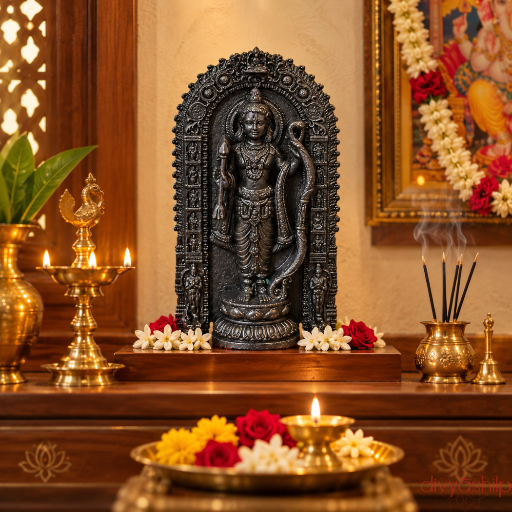 Shree Ram Lalla (Stone 3.9 Inch)