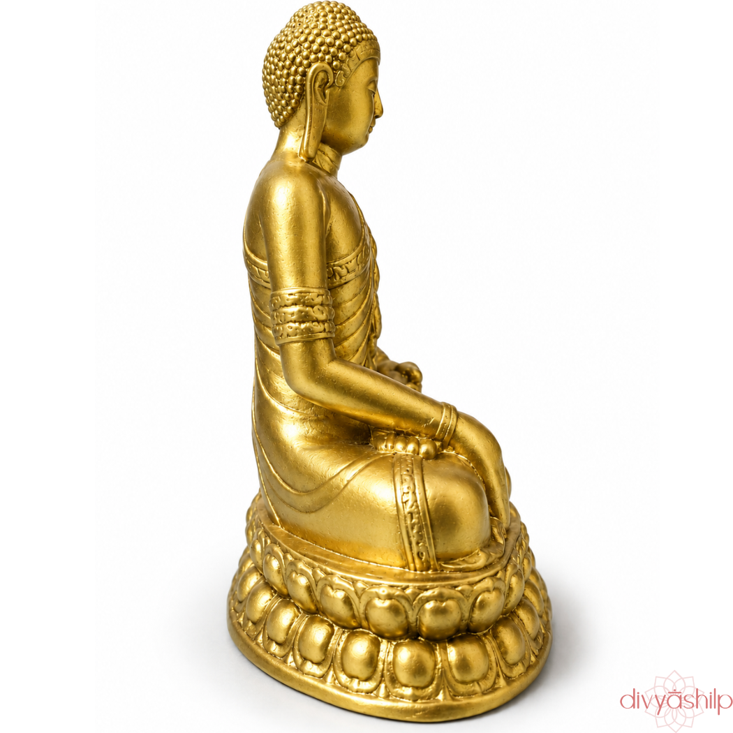 Gautam Buddha ji (Brass 3.8 Inch)