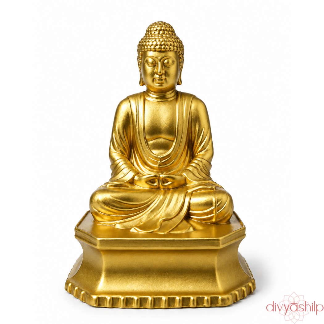 Gautam Buddha ji (Brass 3.5 Inch)