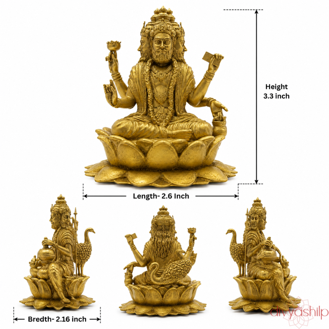 Bramha ji (Resin 3.3 Inch)